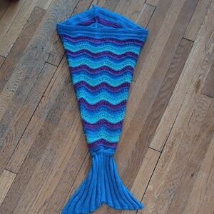 Kids Mermaid Tail Blanket